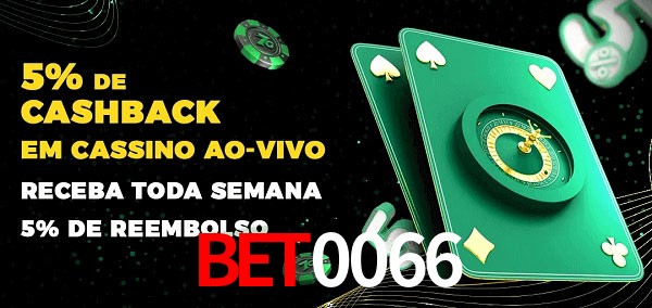 Promoções do cassino ao Vivo bet0066